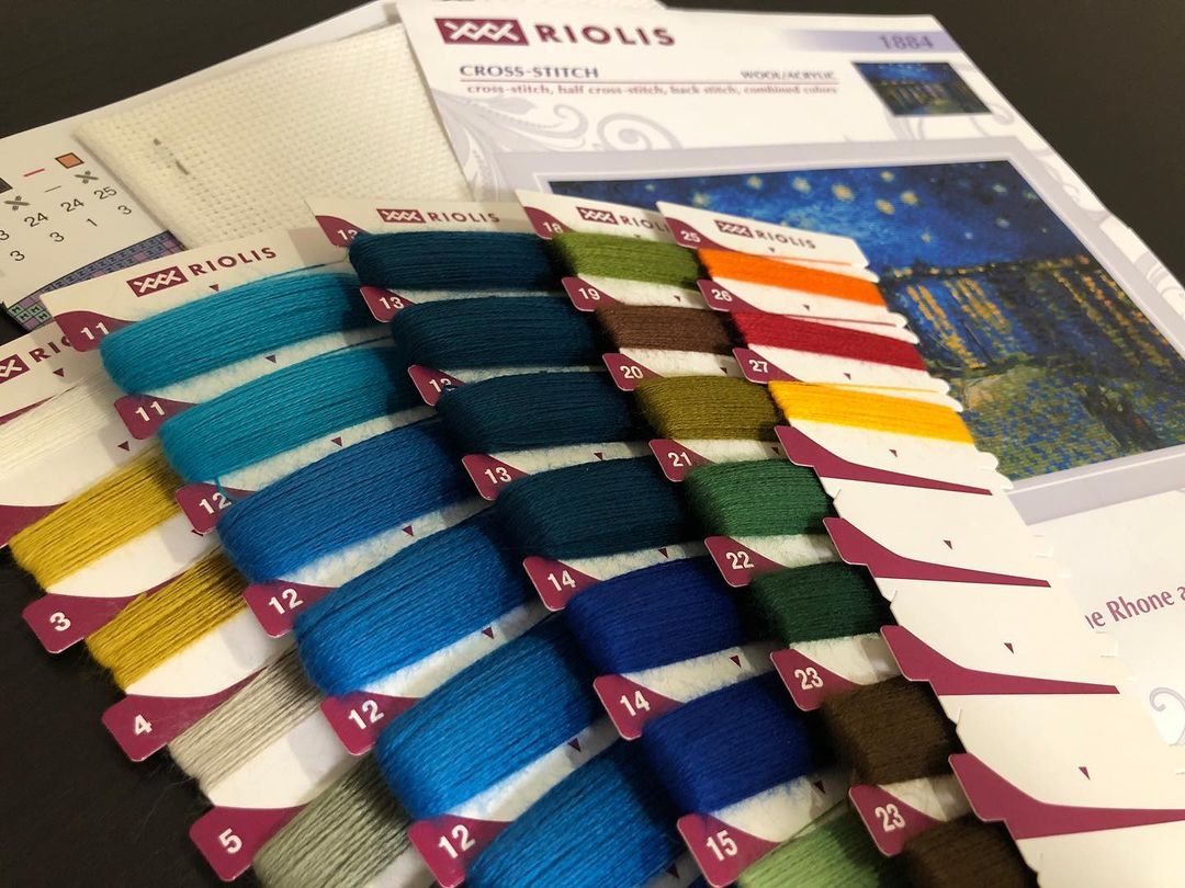 Abyssinian Cats cross stitch kit by RIOLIS Ref. no.: 1671