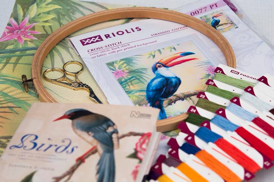 Summer Tea. Cross Stitch kit by RIOLIS Ref. no.: 2020
