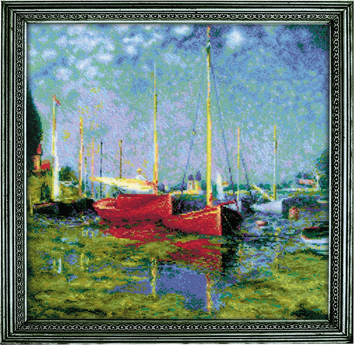 Argenteuil after C. Monet's Painting cross stitch kit by RIOLIS Ref. no.: 1779