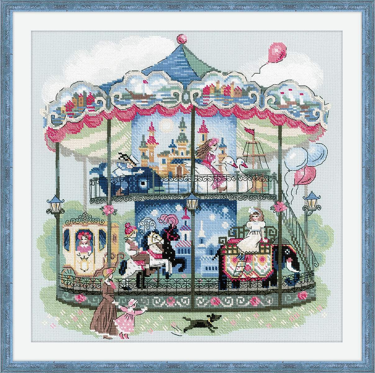 Carousel - Cross Stitch Kit from RIOLIS Ref. no.:1458