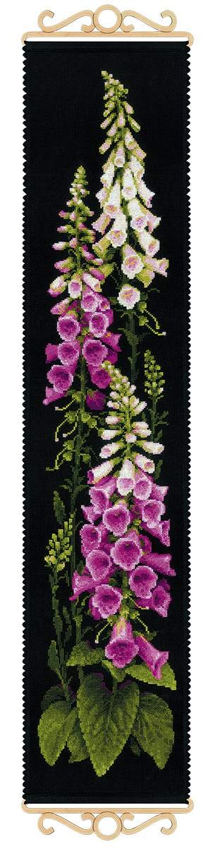 Foxgloves - Cross Stitch Kit from RIOLIS Ref. no.:1629
