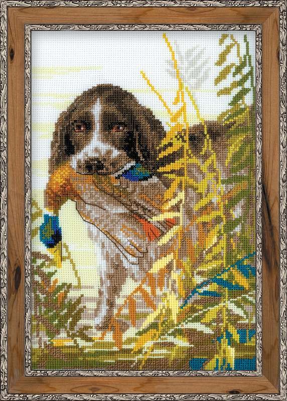 Hunting. Spaniel - Cross Stitch Kit from RIOLIS Ref. no.:1151
