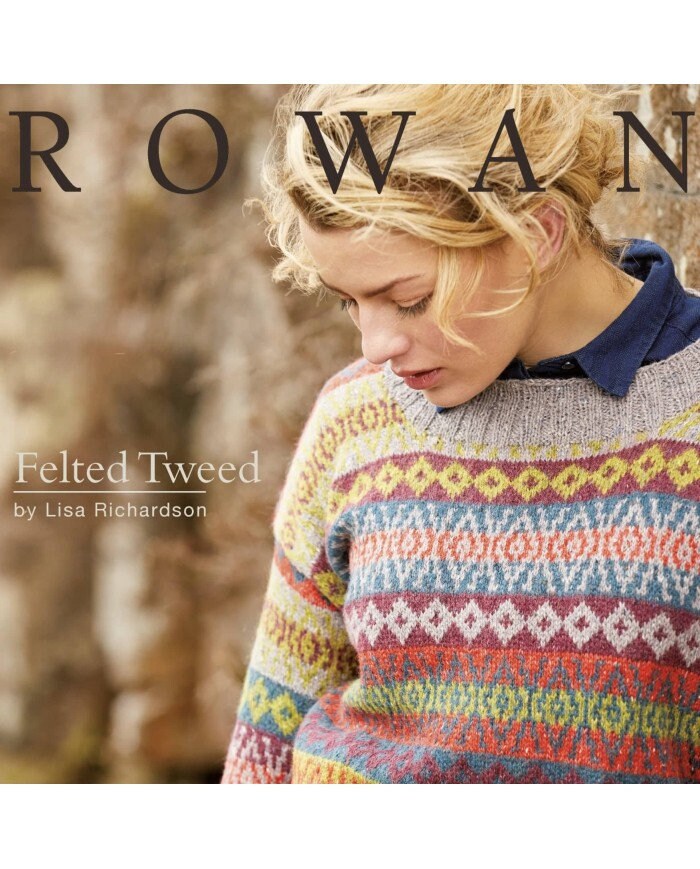 ROWAN a felted effect yarn (merino wool and alpaca) Aluminium Ref. no.: 210