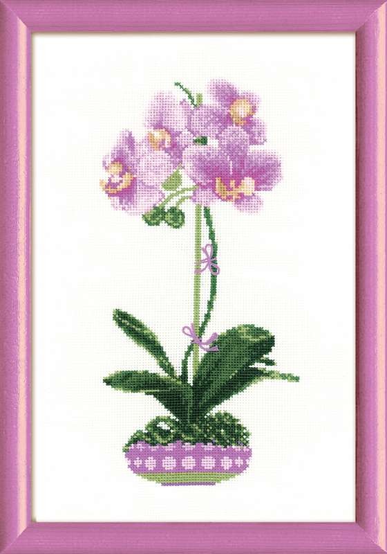 Lilac Orchid - Cross Stitch Kit from RIOLIS Ref. no.:1163