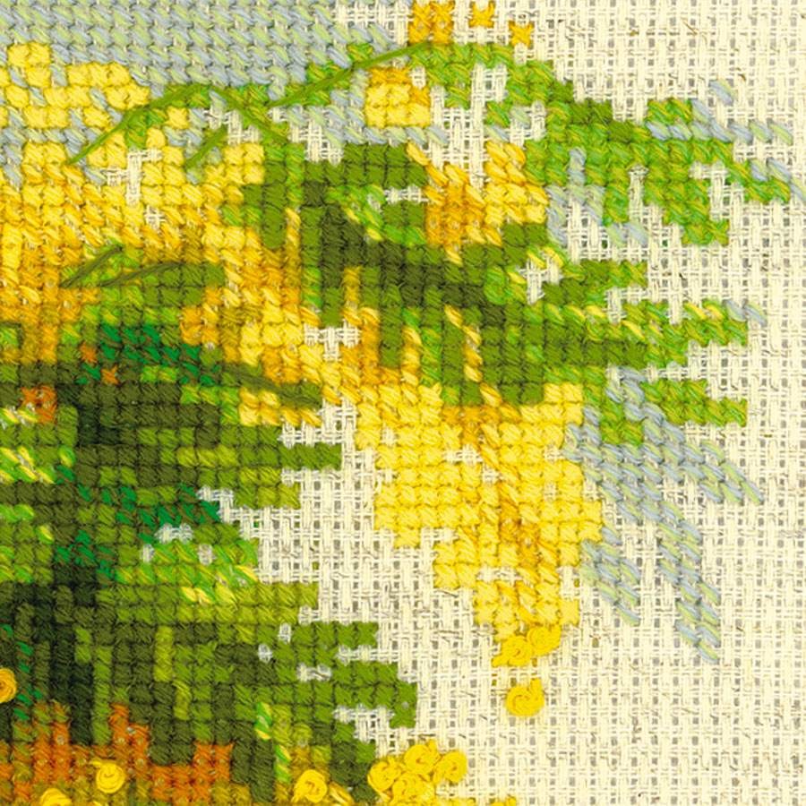 Mimosa - Cross Stitch Kit from RIOLIS Ref. no.:1615
