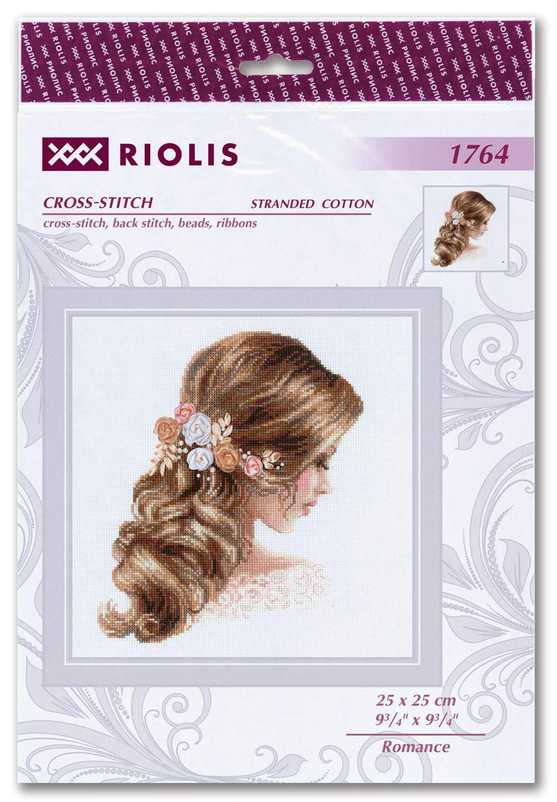 Romance cross stitch kit by RIOLIS Ref. no.: 1764
