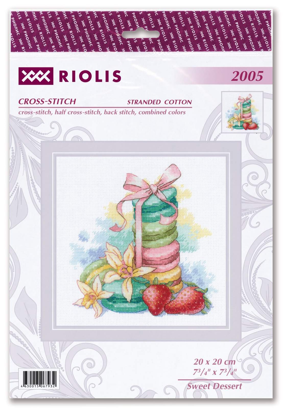 Sweet Dessert. Cross Stitch kit by RIOLIS Ref. no.: 2005