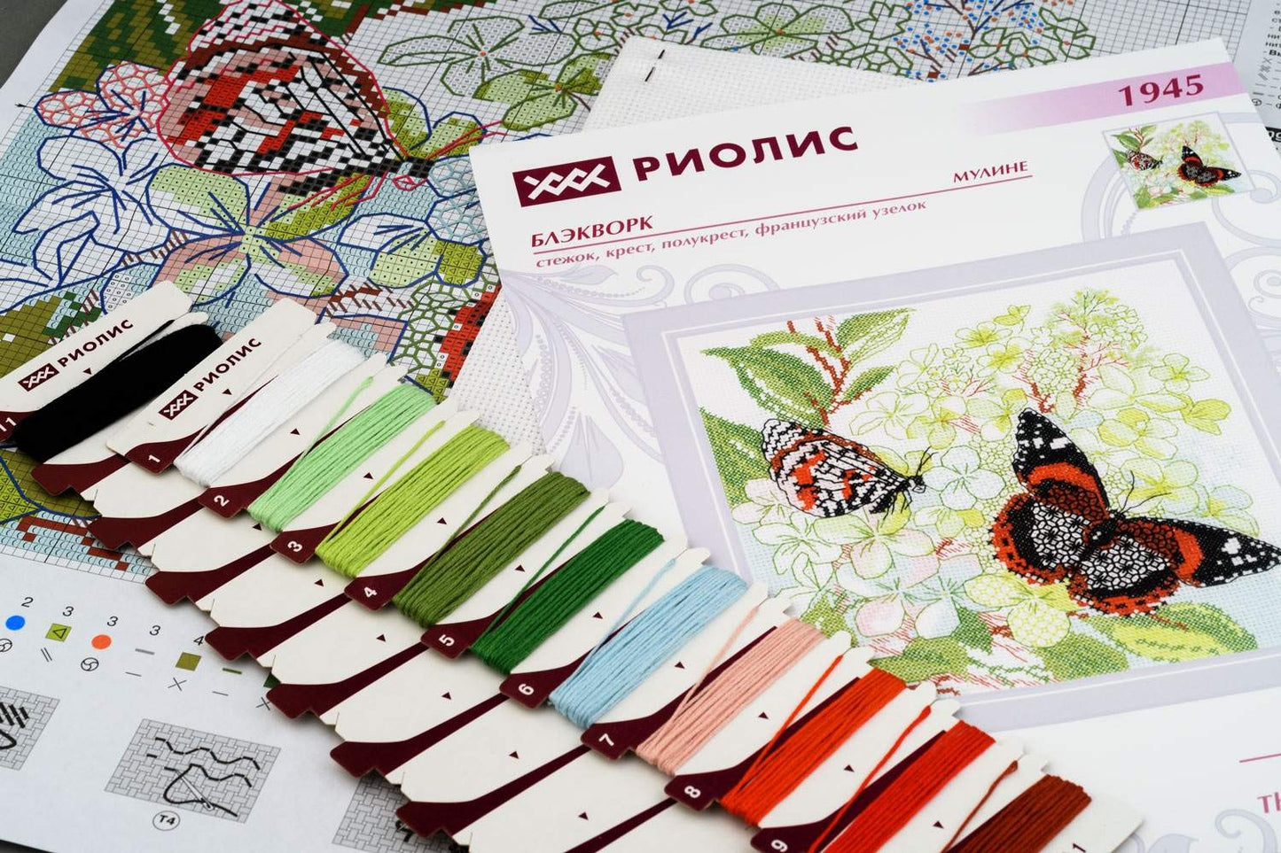 The Joy of Summer cross stitch kit by RIOLIS Ref. no.: 1945