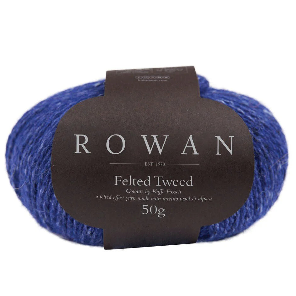 ROWAN a felted effect yarn (merino wool and alpaca) Ultramarine Ref. no.: 214
