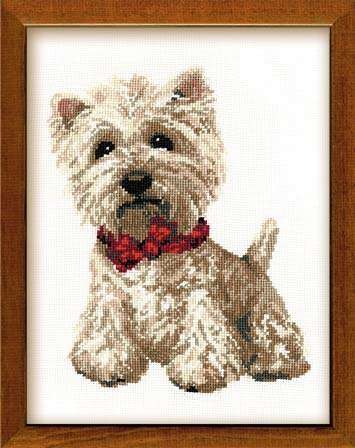 West Highland White - Cross Stitch Kit from RIOLIS Ref. no.:945