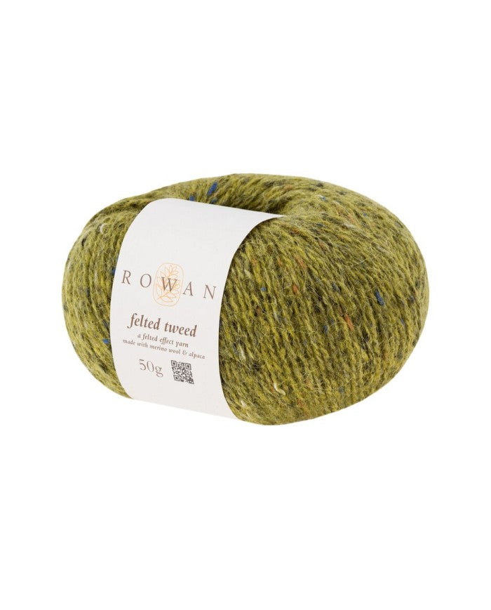 ROWAN a felted effect yarn (merino wool and alpaca) Avocado Ref. no.: 161