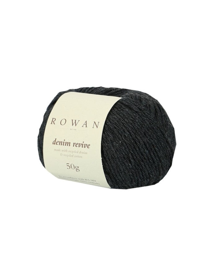 ROWAN Threads. Made with 95 % COTTON. Darkness Ref. no.: 217 Denim Revive