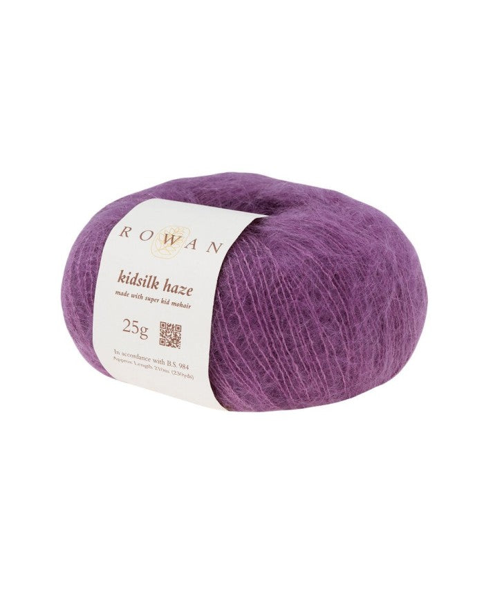 ROWAN KIDSILK HAZE Made from Super Soft Kid Mohair. Dewberry Ref. no.: 600