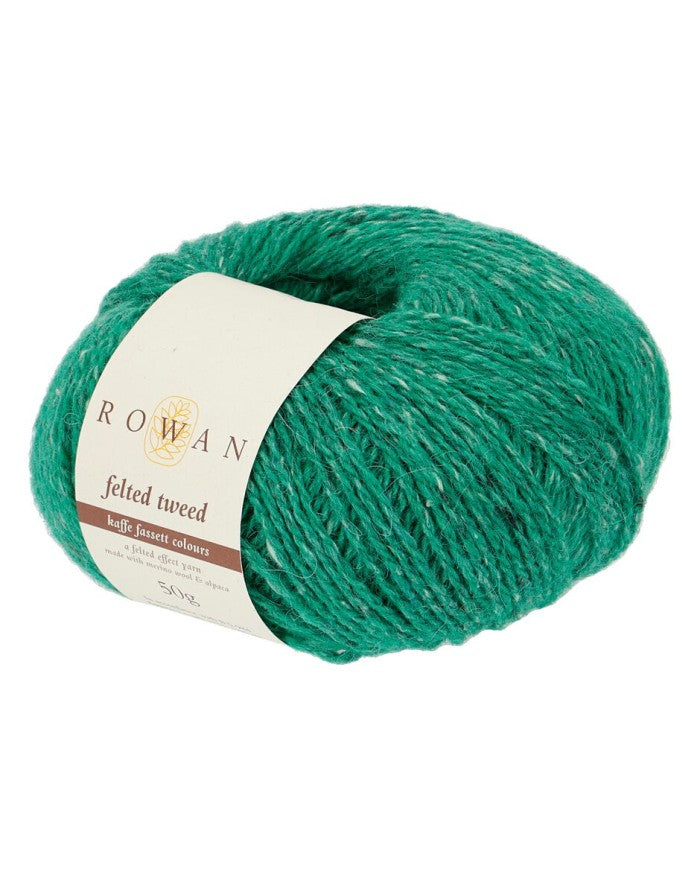 ROWAN a felted effect yarn (merino wool and alpaca) Electric Green Ref. no.: 203