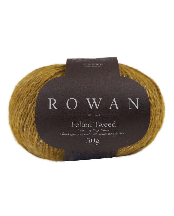 ROWAN a felted effect yarn (merino wool and alpaca) French Mustard Ref. no.: 216