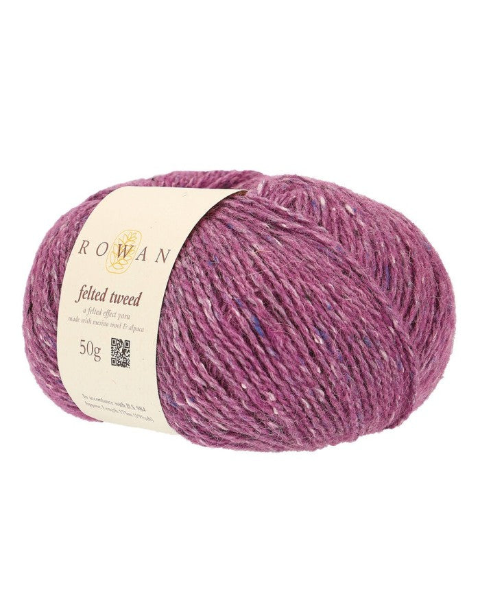 ROWAN a felted effect yarn (merino wool and alpaca) Iolite Ref. no.: 208