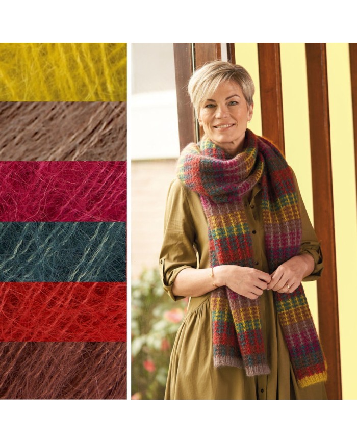 ROWAN KIDSILK HAZE Made from Super Soft Kid Mohair. Lustre Ref. no.: 686