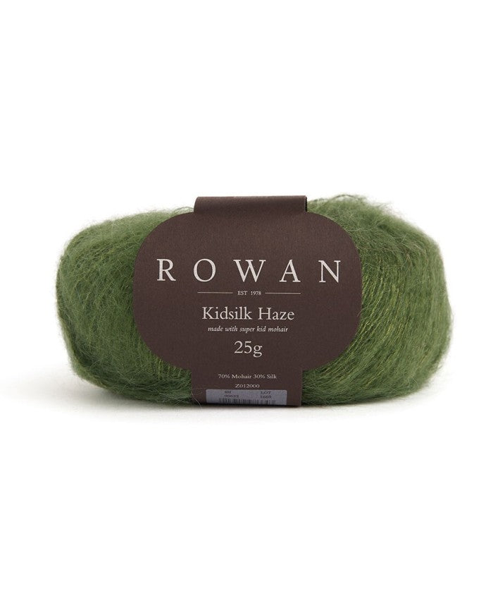ROWAN KIDSILK HAZE Made from Super Soft Kid Mohair. Olive Ref. no.: 721