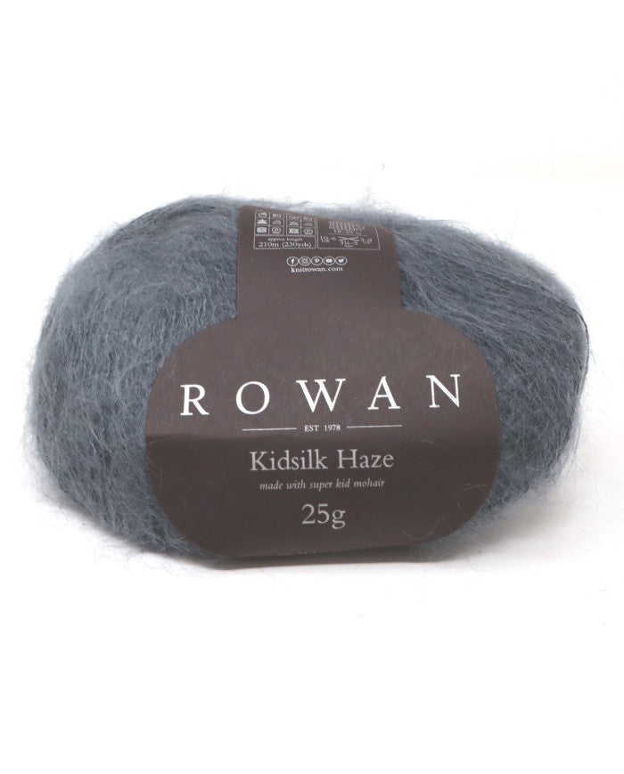 ROWAN KidSilk Haze - Mohair & Silk Yarn. Anthracite Ref. no.: 639 Kidsilk Haze