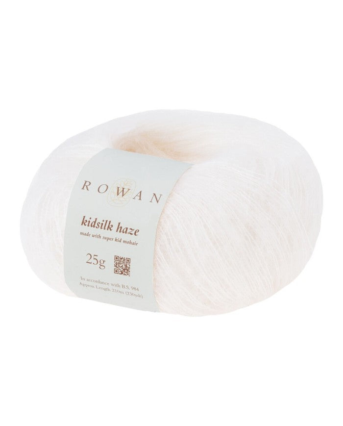 ROWAN KIDSILK HAZE Made from Super Soft Kid Mohair. White Ref. no.: 612