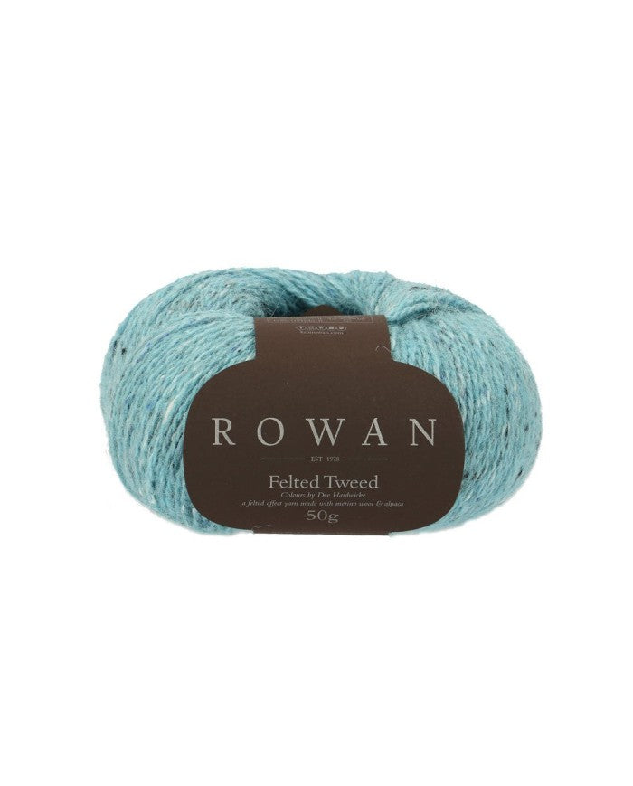 ROWAN a felted effect yarn (merino wool and alpaca) Winter Blue Ref. no.: 803