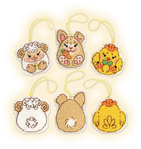 Bunny and Friends cross stitch kit by RIOLIS Ref. no.: 1860AC