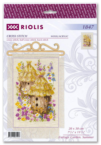 Cottage Garden. Summer cross stitch kit by RIOLIS Ref. no.: 1847