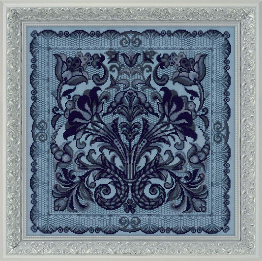 Cushion/Panel Spanish Lace cross stitch kit by RIOLIS Ref. no.: 1700