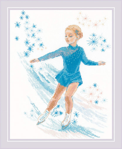 Figure Skating. Cross Stitch kit by RIOLIS Ref. no.: 2202