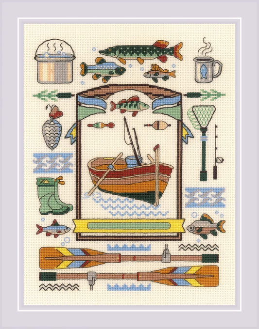 Good Catch. Cross Stitch kit by RIOLIS Ref. no.: 2050