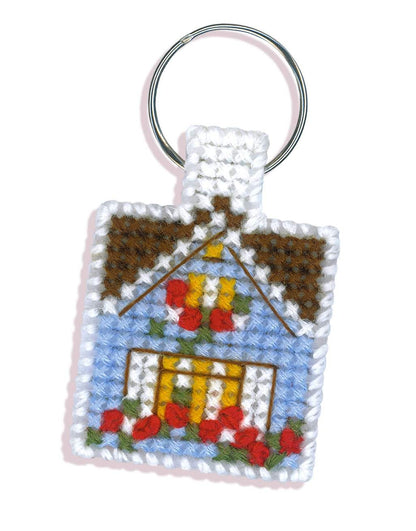 Keychain Cozy Cottage - Cross Stitch Kit from RIOLIS Ref. no.:1581AC