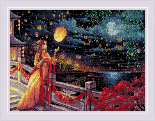 Lantern Festival. Cross Stitch kit by RIOLIS Ref. no.: 2144