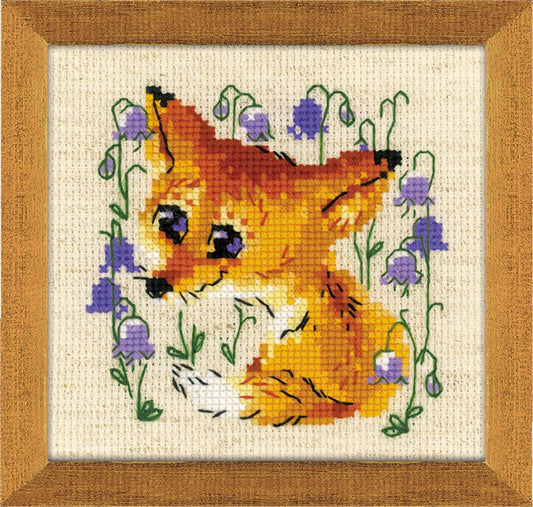 Little Fox cross stitch kit by RIOLIS Ref. no.: 1776