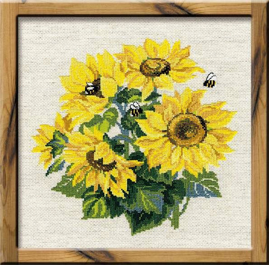 Sunflowers - Cross Stitch Kit from RIOLIS Ref. no.:776
