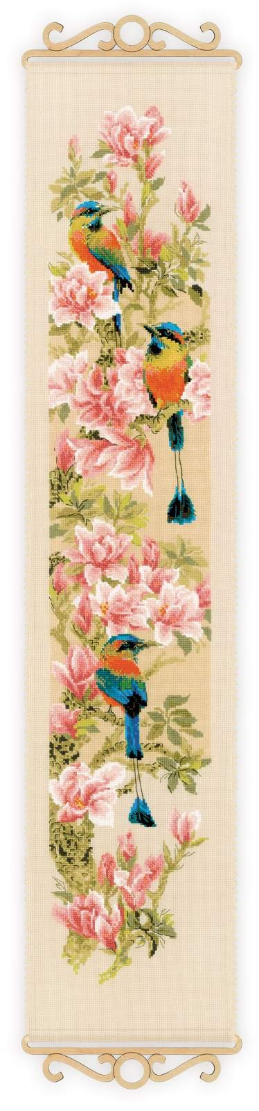Tropical Birds cross stitch kit by RIOLIS Ref. no.: 1905