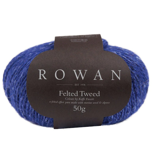 ROWAN a felted effect yarn (merino wool and alpaca) Ultramarine Ref. no.: 214