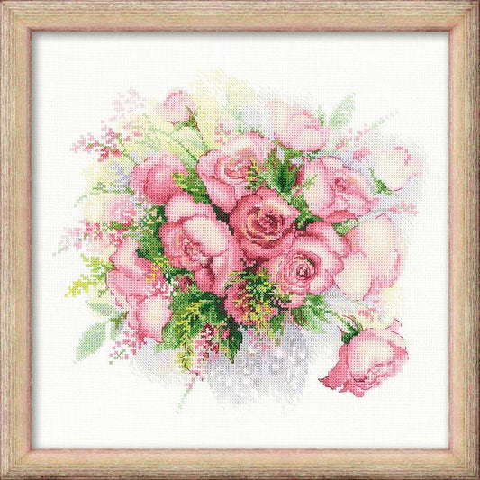 Watercolor Roses - Cross Stitch Kit from RIOLIS Ref. no.:1335