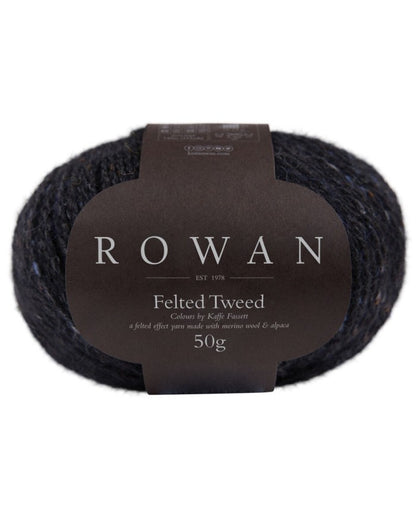 ROWAN a felted effect yarn (merino wool and alpaca) Black Ref. no.: 211