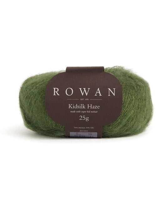 ROWAN KIDSILK HAZE Made from Super Soft Kid Mohair. Olive Ref. no.: 721