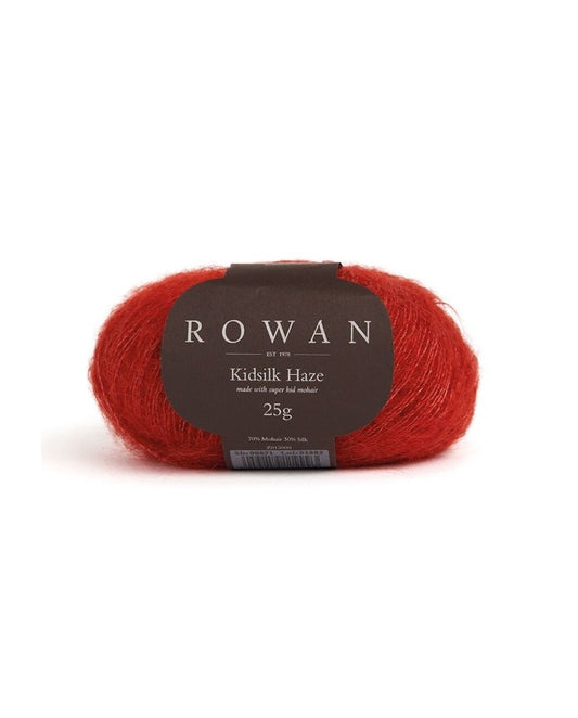 ROWAN KidSilk Haze - Mohair & Silk Yarn. Burnt Orange Ref. no.: 729 Kidsilk Haze