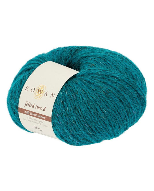 ROWAN a felted effect yarn (merino wool and alpaca) Turquoise Ref. no.: 202